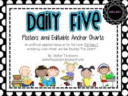 Daily Five Posters And Editable Anchor Charts Polka Dots