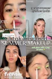 the tiktok inspired summer makeup looks