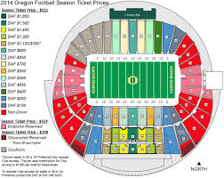 Oregon Ducks Seating Chart Related Keywords Suggestions