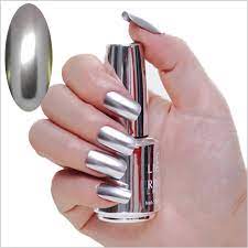mirror nail polish silver