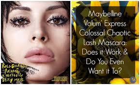 maybelline colossal chaotic mascara review