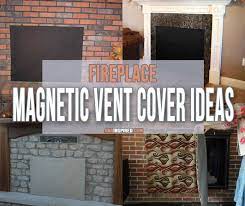 Fireplace Magnetic Vent Cover Ideas