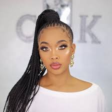 You can create it in a diagonal line for an impressive style. 18 Braided Ponytail Hairstyles Fierce Flattering Summer Perfect In 2021 Straight Up Hairstyles Braided Ponytail Hairstyles Box Braids Hairstyles For Black Women