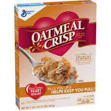 oatmeal crisp whole grain almond