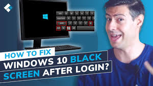 how to fix black screen on windows 10