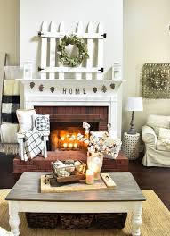 transforming a red brick fireplace with