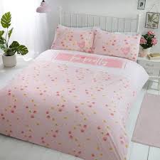 be pretty pink single duvet cover set