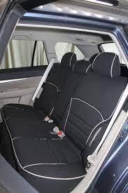 Katzkin interiors are not seat covers. Subaru Outback Full Piping Seat Covers Rear Seats Wet Okole Hawaii