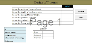 t beam design excel sheet engineering