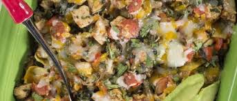 This chicken casserole recipe is healthy but also a hearty meal. Diabetic Recipe Chicken Taco Casserole