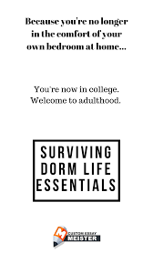 Ultimate Dorm Life Survival Guide By Customessaymeister
