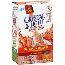 Crystal Light On The Go Red Tea Tea Mix Herbal Natural Mandarin Shop Mackenthuns