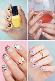 bold and bright summer nail designs