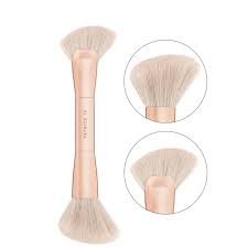 dual ended face contour brush