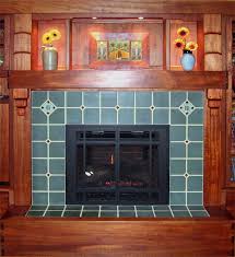 Fireplace Arts Crafts Mantle
