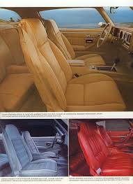 1979 Camaro S Brochure Interiors