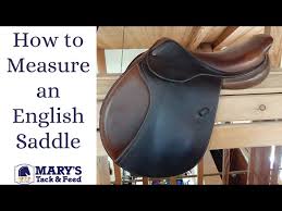 how to mere an english saddle you
