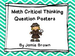 Critical Thinking  Test taking Practice for Math Grade     TCR            best Critical Thinking images on Pinterest   Teaching ideas  Critical  thinking and Teaching strategies