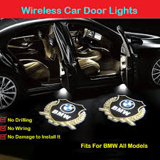 4pcs Bmw Door Lights Logo Universal Wireless Bmw Door Light Projector Cool Car Door Logo Projector Lights For Bmw All Models Led Logo Door Lights For Bmw All Accessories For Cars