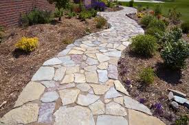 Stone Sidewalk Or Garden Path Diy