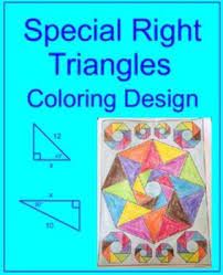 We got this image on the internet we believe would be one of the most representative pics for special right. Special Right Triangles Coloring Activity Tpt