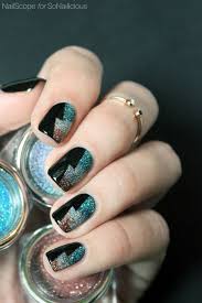 sparkling new year s eve nails tutorial