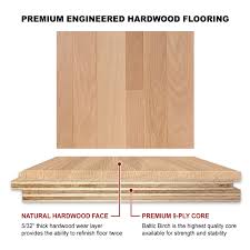 Trusted brands at the lowest price White Oak Engineered Flooring 5 8 X 3 4 5 Select Grade
