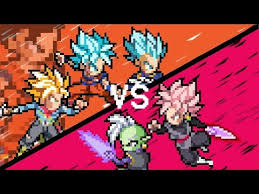 For the forms of his main goku sheet, and even gave me a few heads to make it perfect! Gohan V S Goku Black Part Ii Dragon Ball Super Sprite Animation Youtube