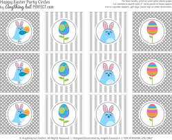 Find easter eggs, chicks, bunnies, sheep, and spring flowers. Free Printable Easter Party Circles Easter Printables Free Easter Printables Easter Tags Free Printable