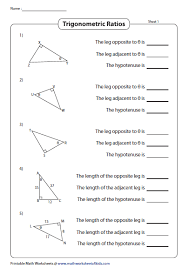 Identify The Sides Of The Right Triangle Trigonometry