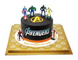 Avengers Cake Theme gambar png