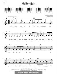 High quality sheet music for hallelujah by leonard cohen to download in pdf and print. Piano Version Hallelujah Por L Cohen Partituras On Musicaneo Hallelujah Sheet Music Piano Songs Sheet Music Easy Sheet Music