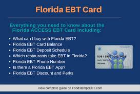 After you call, enter your sixteen (16) digit ebt card number and you will hear your current calfresh or cash account balance(s). Florida Ebt Card 2021 Guide Food Stamps Ebt