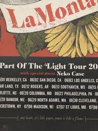 Ray Lamontagne Vip Concert Poster Limited Edition Part Of The Light Tour 2018 1934672630