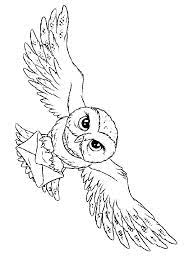 Coloring pages harry potter animated images gifs pictures animations 100 free / a lion, an eagle, a badger and a snake surrounding a large letter 'h'. Kolorowanka Harry Potter Sowa Bajkowe Malowanki Dla Dzieci Do Druku