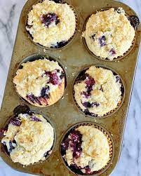 Lemon Blueberry Muffins Quick And Easy Recipe gambar png