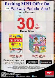 However, to be kept informed of any new sales, please don't forget to subscribe to our newsletter. Mph Bookstores Singapore Exclusive 30 Off Featured Titles Promotion 16 31 May 2017 Why