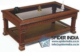 Indian Rosewood Fine Carved Table Rs