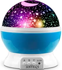 Amazon Com Kids Night Lights Star Projector 360 Degree Rotation Bedside Lamp For Baby Room Unique Gifts For Birthday Christmas Party Decorations Baby