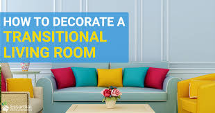 decorate a transitional living room