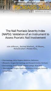 pdf the nail psoriasis severity index