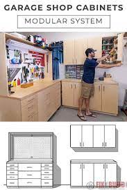 In this instructable i'll show you how to make a base cabinet with drawers and pull out trays for your garage or shop. 5 Diy Garage Cabinets Modular Shop Storage System Fixthisbuildthat Shop Storage Cabinets Diy Cabinets Diy Garage Cabinets