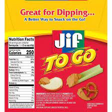 jif to go peanut er dipping cups 1