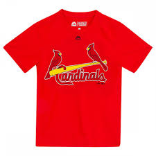St Louis Cardinals Majestic Cool Base Evolution Youth T Shirt
