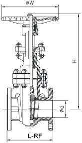 weight specification of api 600 gate valves