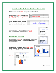 Google Classroom Make A Simple Spreadsheet And Pie Chart