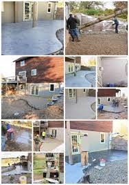 Diy Stamped Concrete Patio Creative