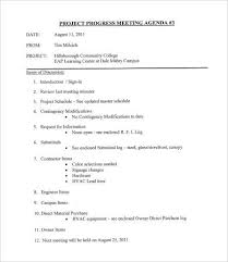Project Agenda Template 5 Free Pdf Documents Download Free