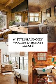 wooden bathroom designs