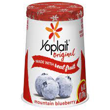 yoplait yogurt low fat mountain blueberry